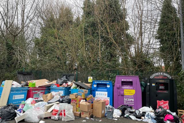 South Tyneside Council bosses have said the large containers and bins located in the Monkton Stadium car park are to be removed