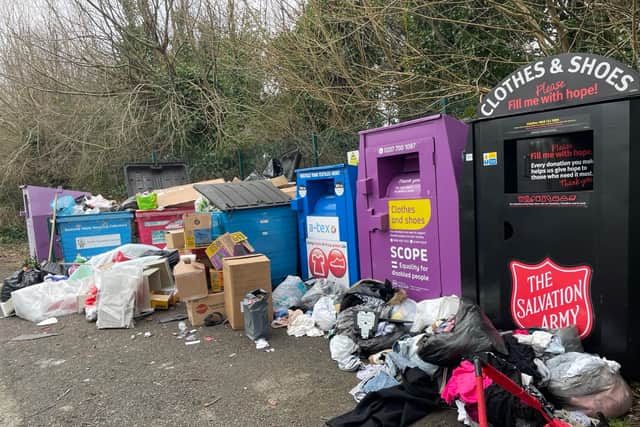Residents are now encouraged to donate any good quality clothes, shoes, books or toys to their local charity shop or through a door collection.