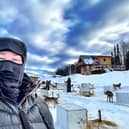 Abbi Adair in Alaska in her search for the Northern Lights