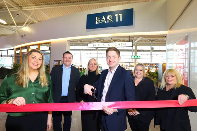Newcsatle Airport's Bar 11 has reopened after a major renovation.
