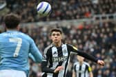 Lewis Miley in action against Nottingham Forest. 