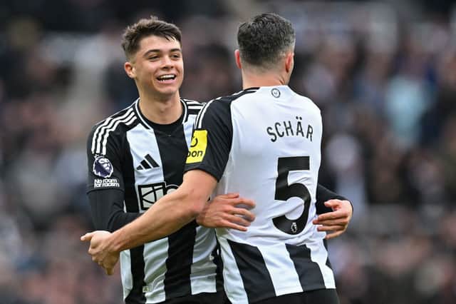 Lewis Miley, Newcastle United midfielder.
