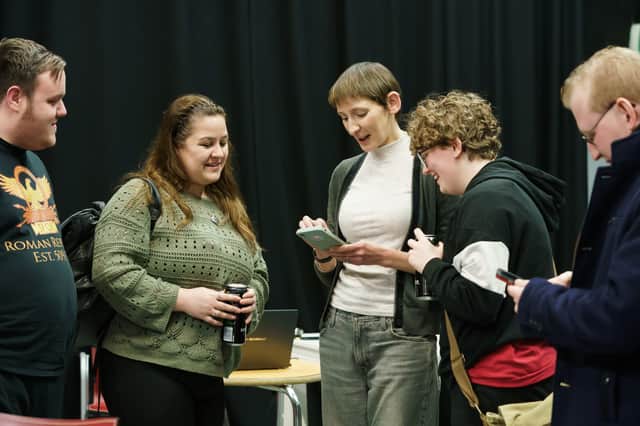 Games of Thrones and Grace star Laura Elphinstone visits North East students  to lift mystery of TV world