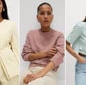 How to wear the Spring colours new in M&S this week including buttermilk, powder pink, and sky blue (M&S) 