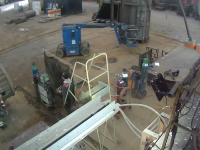 David Vinsome crushed between an excavation bucket and a fabrication table at Pallion Shipyard in Sunderland