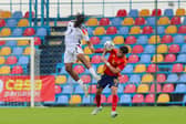 Antonio Cordero in action for Spain U19's