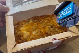 Greggs mac & cheese