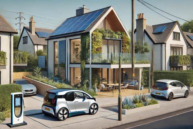 Future gazing - AI has visualised what UK homes could look like in 2050 