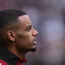 Alexander Isak of Newcastle looks on during the Premier League match between Newcastle United FC and Nottingham Forest FC at St James' Park on February 23, 2025 in Newcastle upon Tyne, England. (Photo by Stu Forster/Getty Images)