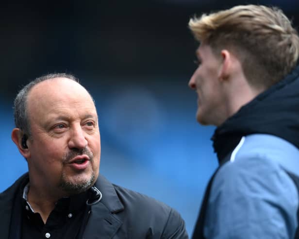 Rafa Benitez briefly coached Anthony Gordon during their time at Everton.