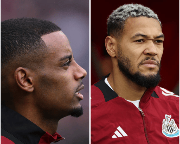 Alexander Isak and Joelinton are doubts to face Brighton on Sunday