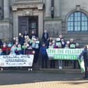 Save the Fellgate Greenbelt campaigners at South Shields Town Hall ahead of meeting on Local Plan on February 27.