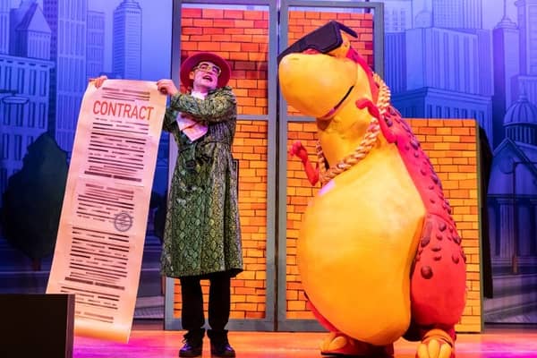A scene from Tom Fletcher & Dougie Poynter’s The Dinosaur That Pooped 
