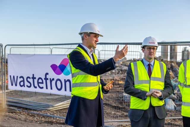 Sunderland MP Lewis Atkinson and Cllr Michael Mordey.