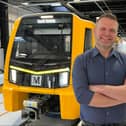 Mark Bryant, from Hebburn, is the on-board voice of the Tyne and Wear Metro.