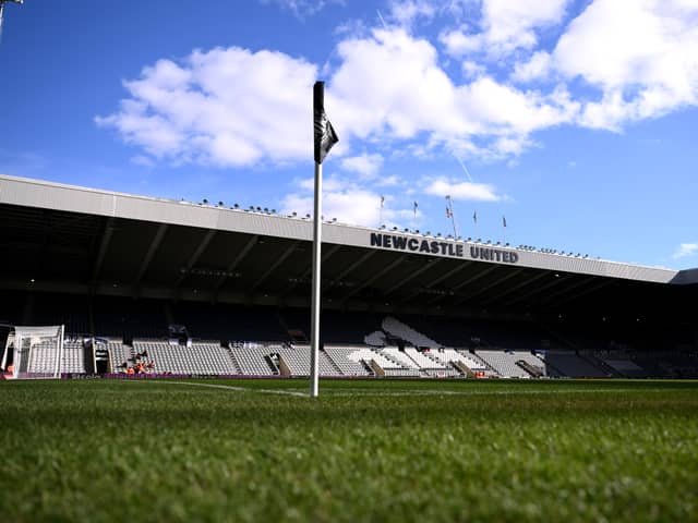 St James’ Park, home of Newcastle United. 