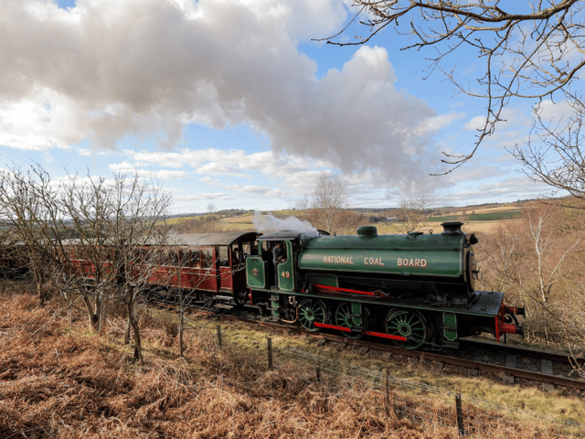 Passengers have been able to travel across the North East on the world's oldest railway.
