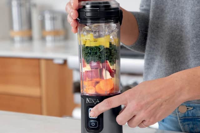 A portable blender is a useful gadget to carry around with you