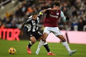 Lucas Paqueta in action for West Ham against Newcastle United in November