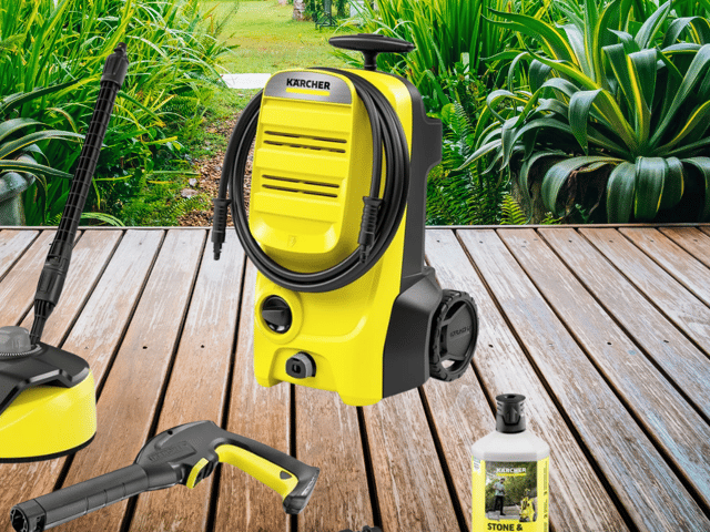 It's time to wash away the winter grime with a pressure washer