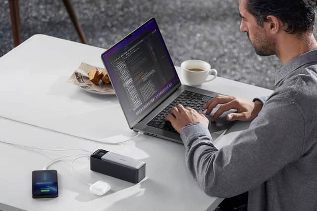 Big enough to keep laptops going for hours - the 24,000mAh power bank is a monster