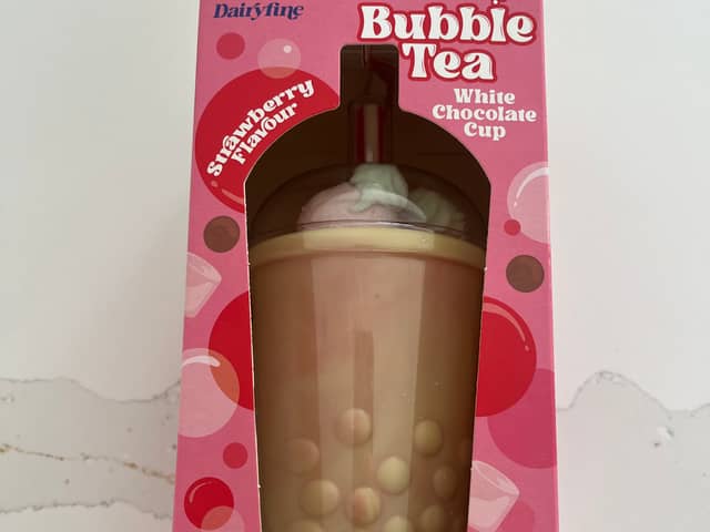 Aldi's Bubble Tea White Chocolate Cup