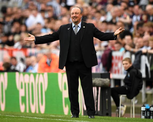Former Newcastle United and Liverpool manager Rafa Benitez. Benitez has been linked with becoming Rangers' new manager