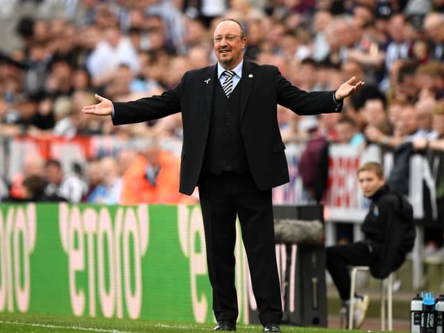 Former Newcastle United and Liverpool manager Rafa Benitez. Benitez has been linked with becoming Rangers' new manager