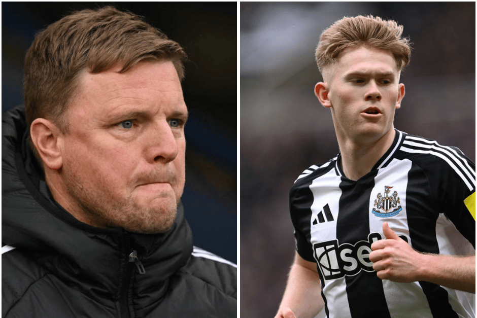 Eddie Howe has broken his silence on Lewis Hall's injury