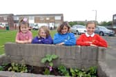 Keira Heslop, Fayre Connell, Britanny Tilson and Shannon Ord looked delighted with their gardening work in 2007.