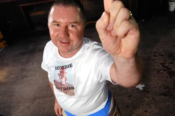 Gary Craig who set a new world record for underpants wearing.