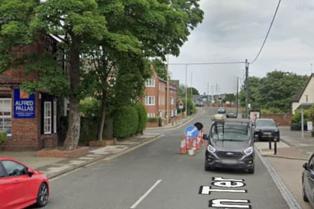 Station Terrace in East Boldon where the incident took place.