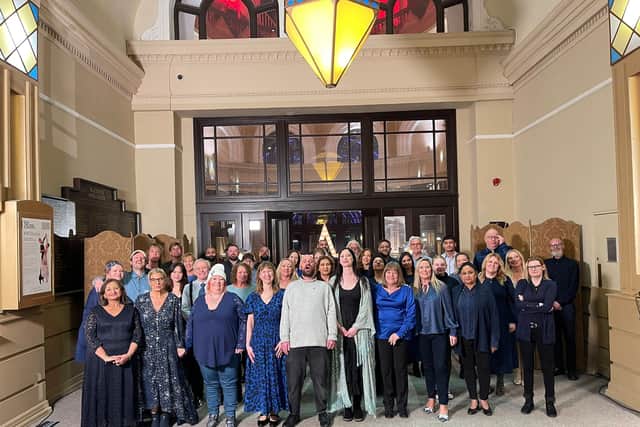 Members of the Hear Our Voice choir who gave a moving performance on Britain's Got Talent.