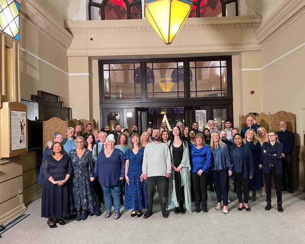 Members of the Hear Our Voice choir who gave a moving performance on Britain's Got Talent.