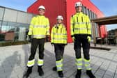 Apprentices Jamie Edwards, Bridie Gallagher and Logan Ebank are urging other youngsters to consider jobs in the renewable energy sector.