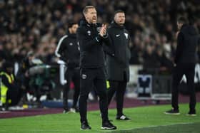 Graham Potter, manager of West Ham United.