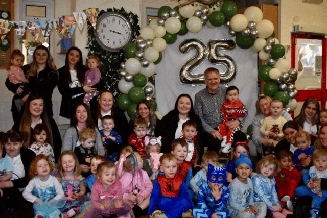 Staff and children at West Park Kindergarten have celebrated the nursery's 25th anniversary.