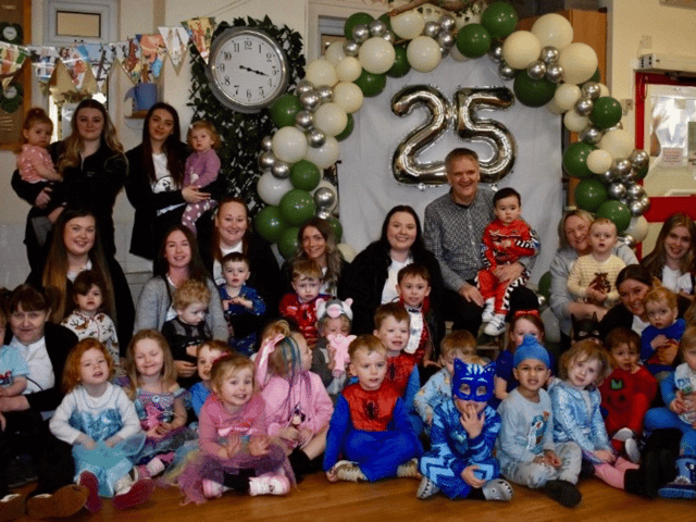 Staff and children at West Park Kindergarten have celebrated the nursery's 25th anniversary.