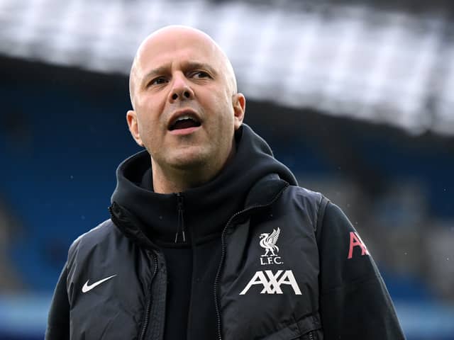 Liverpool head coach Arne Slot. 