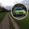 Northumbria Police say they are investigating the alarming incident in Campbell Park shortly after 6pm on Tuesday (March 4)