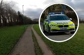 Northumbria Police say they are investigating the alarming incident in Campbell Park shortly after 6pm on Tuesday (March 4)