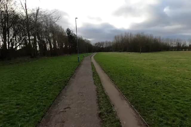 Northumbria Police say they are investigating the alarming incident in Campbell Park shortly after 6pm on Tuesday (March 4)