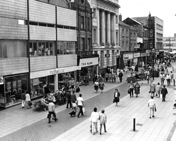 Mothercare is one of the shops in the picture in this 1986 Shields Gazette archive view of King Street.