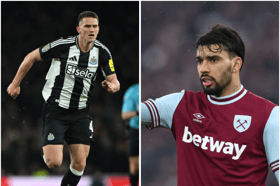 Sven Botman will not feature for Newcastle United on Monday night. Lucas Paqueta is a doubt to play for West Ham.