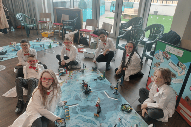 Pupils from Harton Primary School are set to represent the North East in a national First Lego League competition.