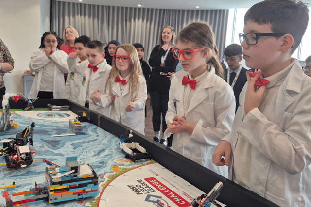 Harton Primary Puzzlers had to compete in multiple rounds during the two-day regional competition.