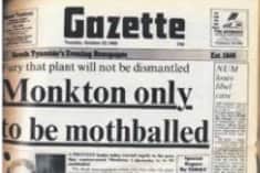 How the Shields Gazette reported the decision to mothball the cokeworks.