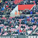 Sunderland fans at the Stadium of Light for the game against Preston North End. 