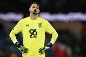 Burnley goalkeeper James Trafford. Trafford has been linked with a move to Newcastle United recently.