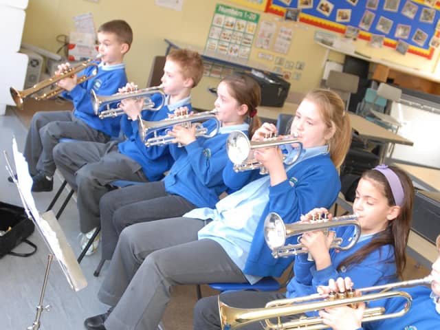 Here's a musical memory for you from a school practice session in 2007.